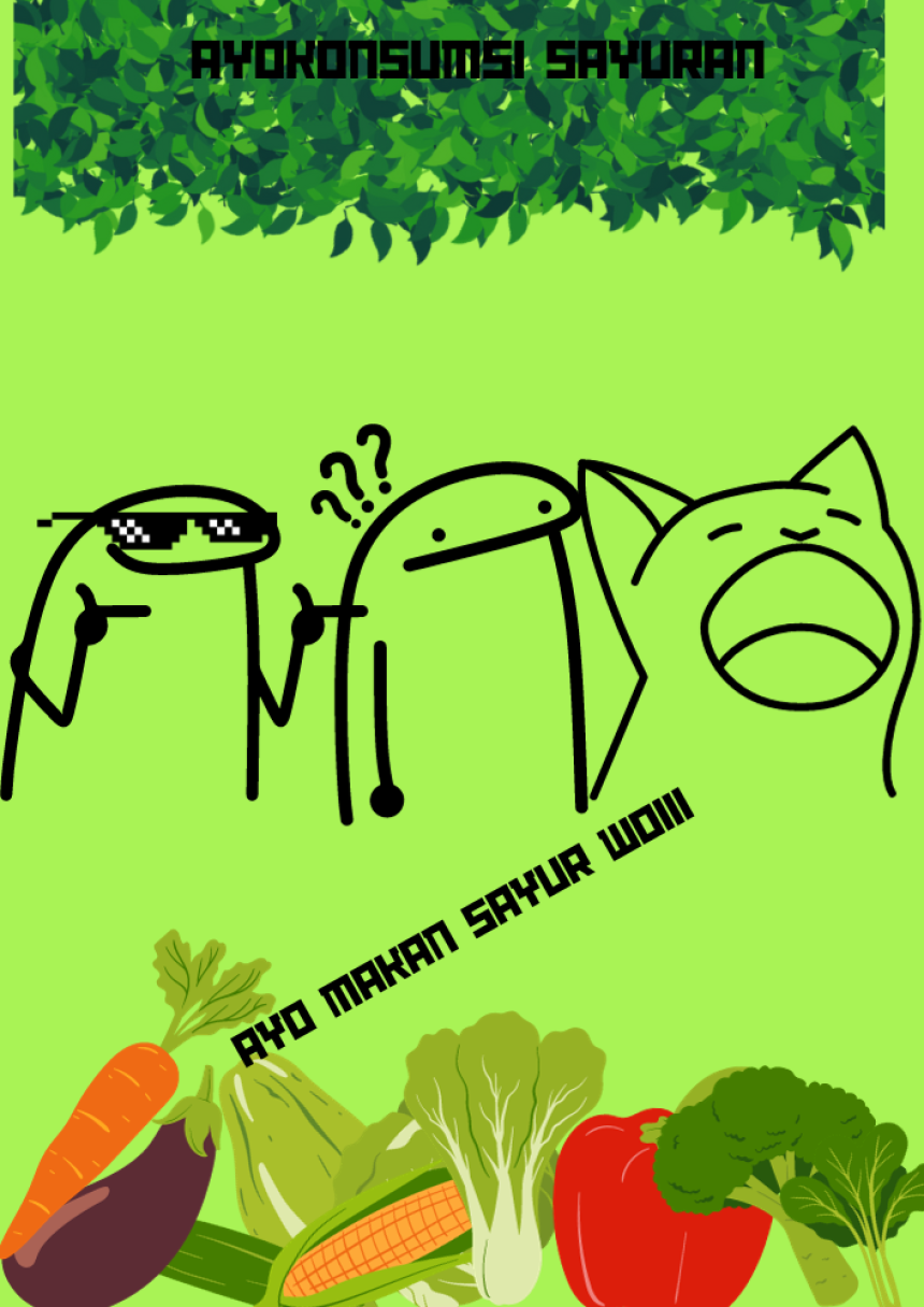 KONSUMSI SAYUR TAPI ABSURD