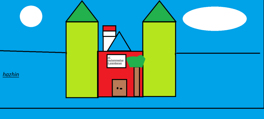 lingkungan sekolah karya hazhin